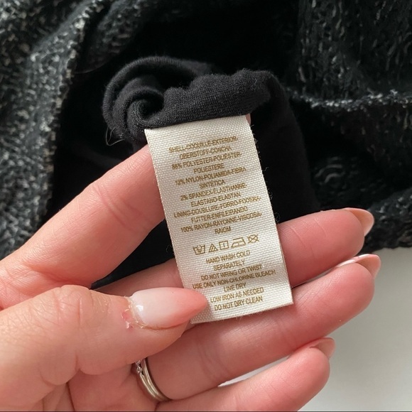 Free people dress black Xs mini lace knit - Picture 3 of 6